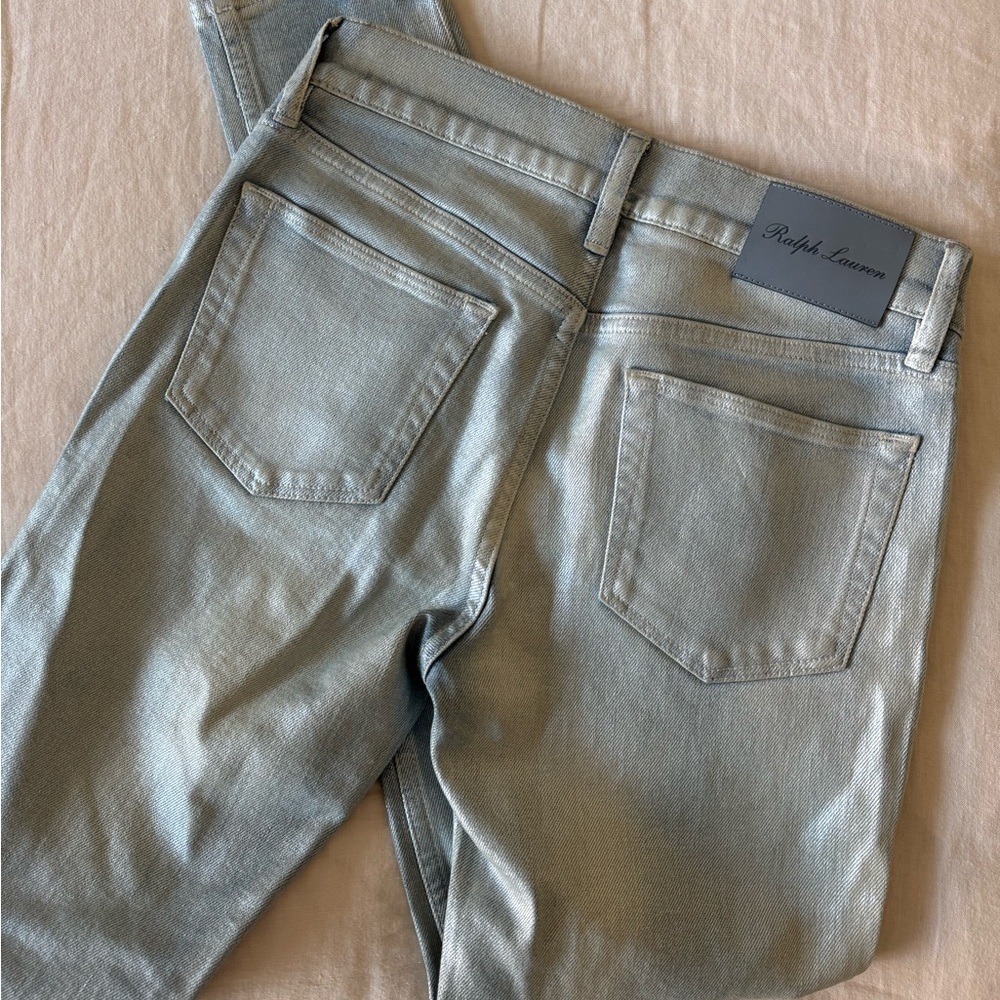 New Metallic Foil Purple Label Ralph Lauren Jeans